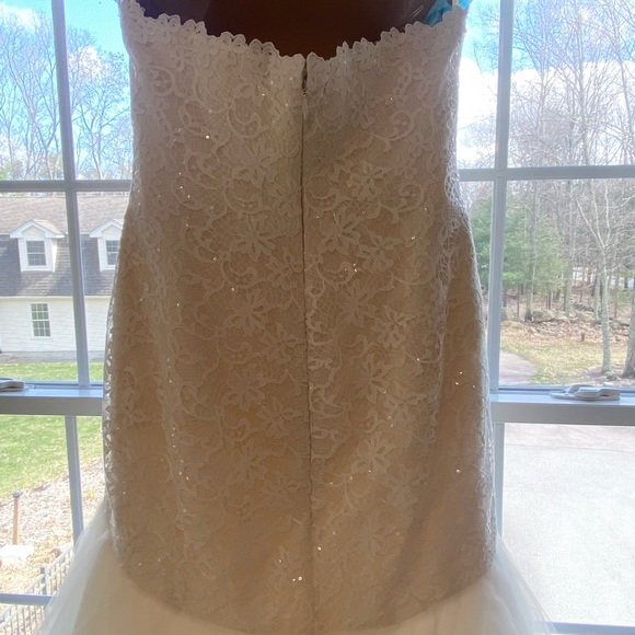 Romona Keveza Legends L315 Mermaid Fit and Flare Gown BRAND NEW UNALTERED - Picture 5 of 16